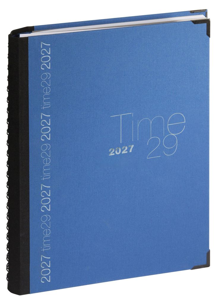 TIME 29 mit Spirale Farbe blau 2027 Produktbild 