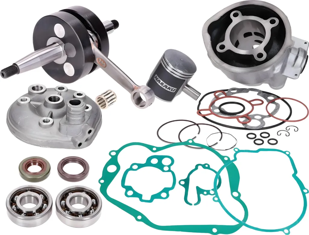Haut Moteur Naraku 70cc Tuning pour Aprilia RX et Motos Generic 50cc