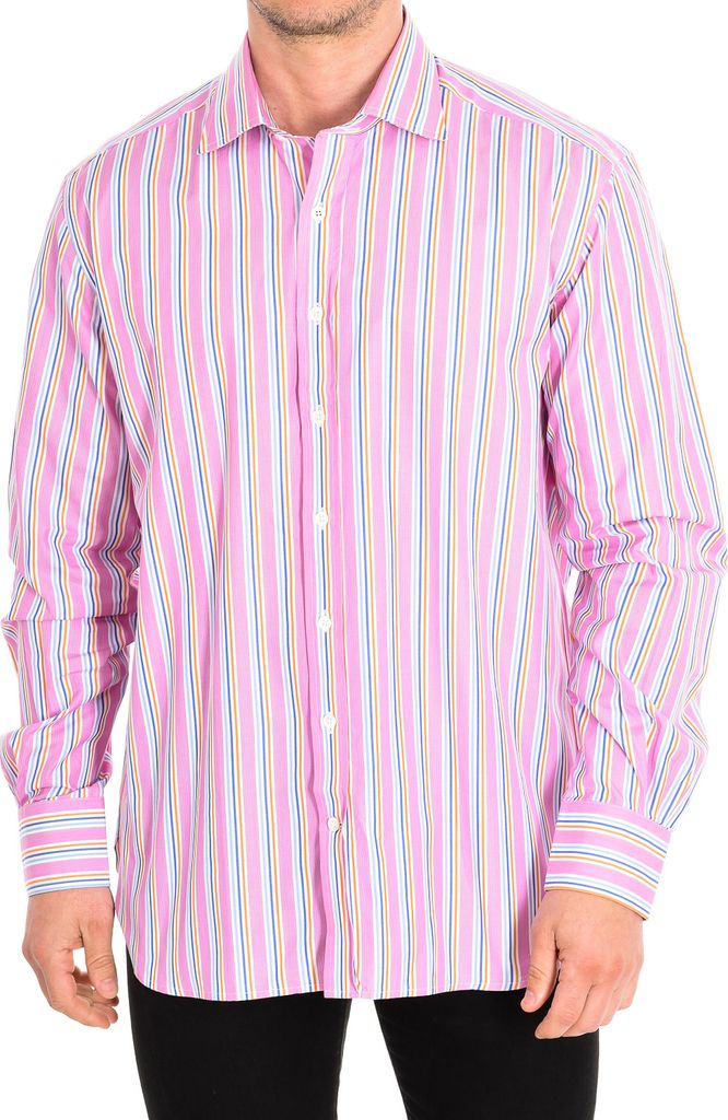 Café Coton NEFLIER6 Herren-Langarmhemd mit Reverskragen und Knopfverschluss