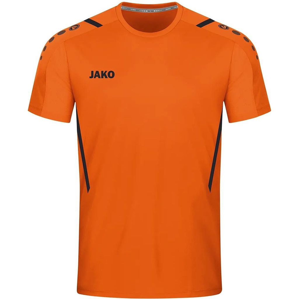 JAKO Kinder Trikot Challenge, Farbe:neonorange/schwarz, Größe:128