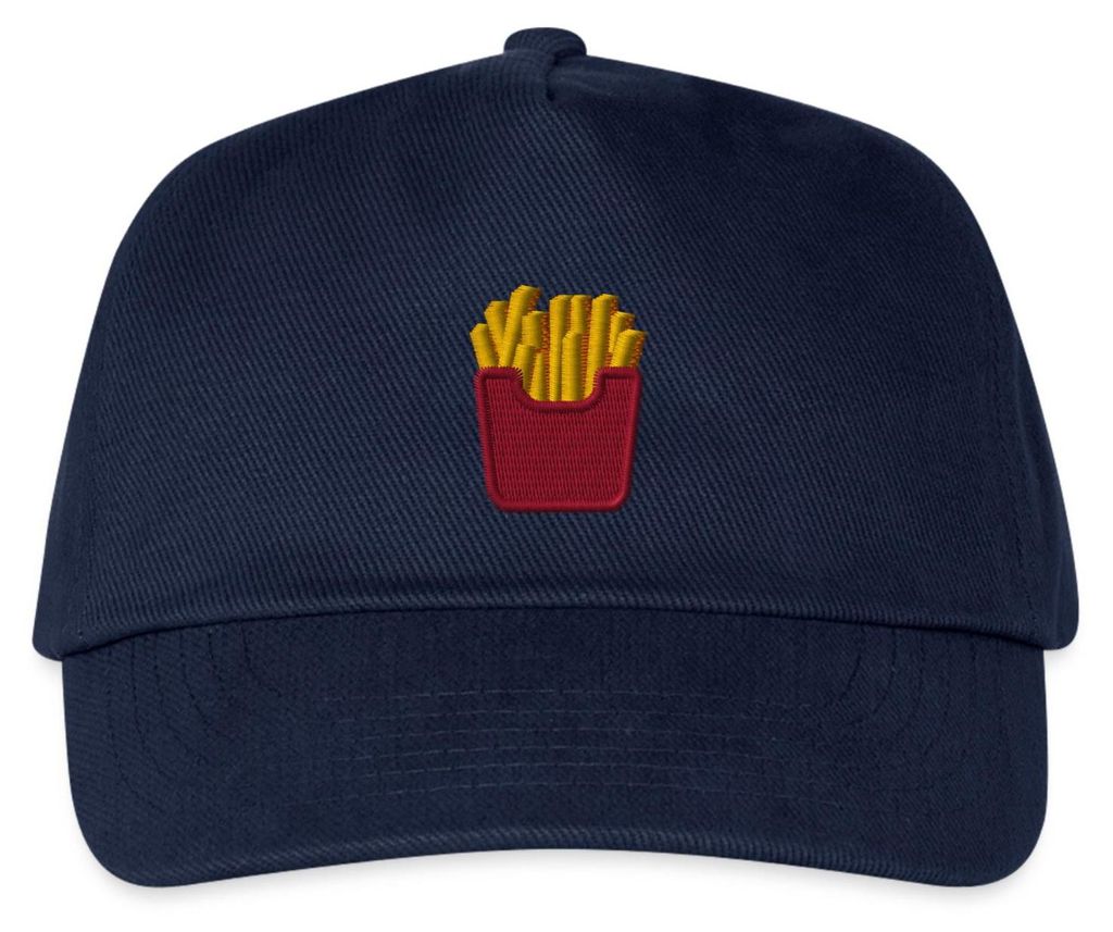 Spreadshirt Stickmotiv Pommes in Rotem Fizzer Beutel Kinder Produktbild 