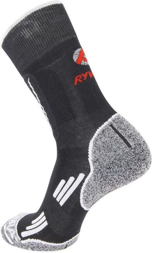 Rywan No Limit Merino Wandersocken schwarz/weiß 35-37