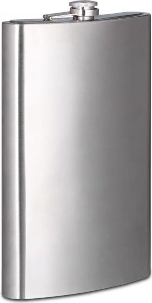 XXXL Flachmann 1,9 Liter Edelstahl Umhängeflachmann Produktbild 3