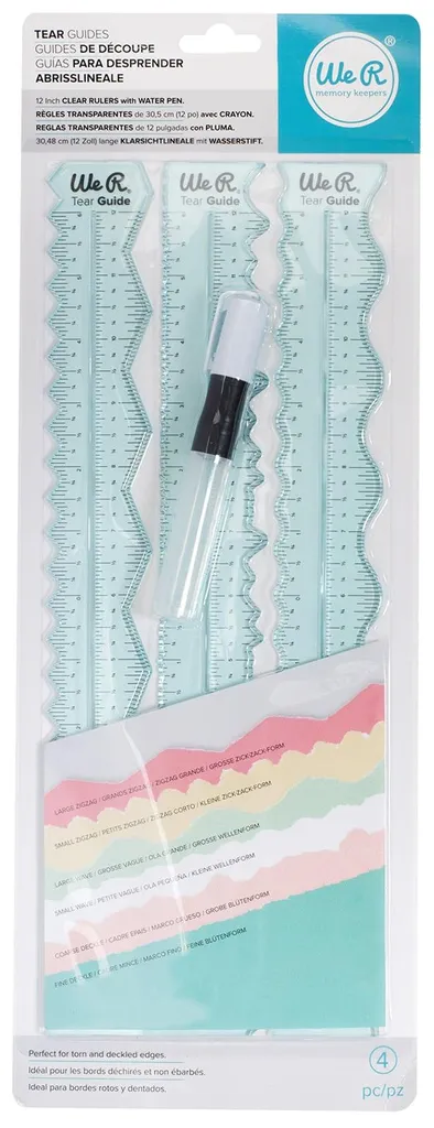 Règles à Déchirer pour Scrapbooking - Guides de Précision We R Memory