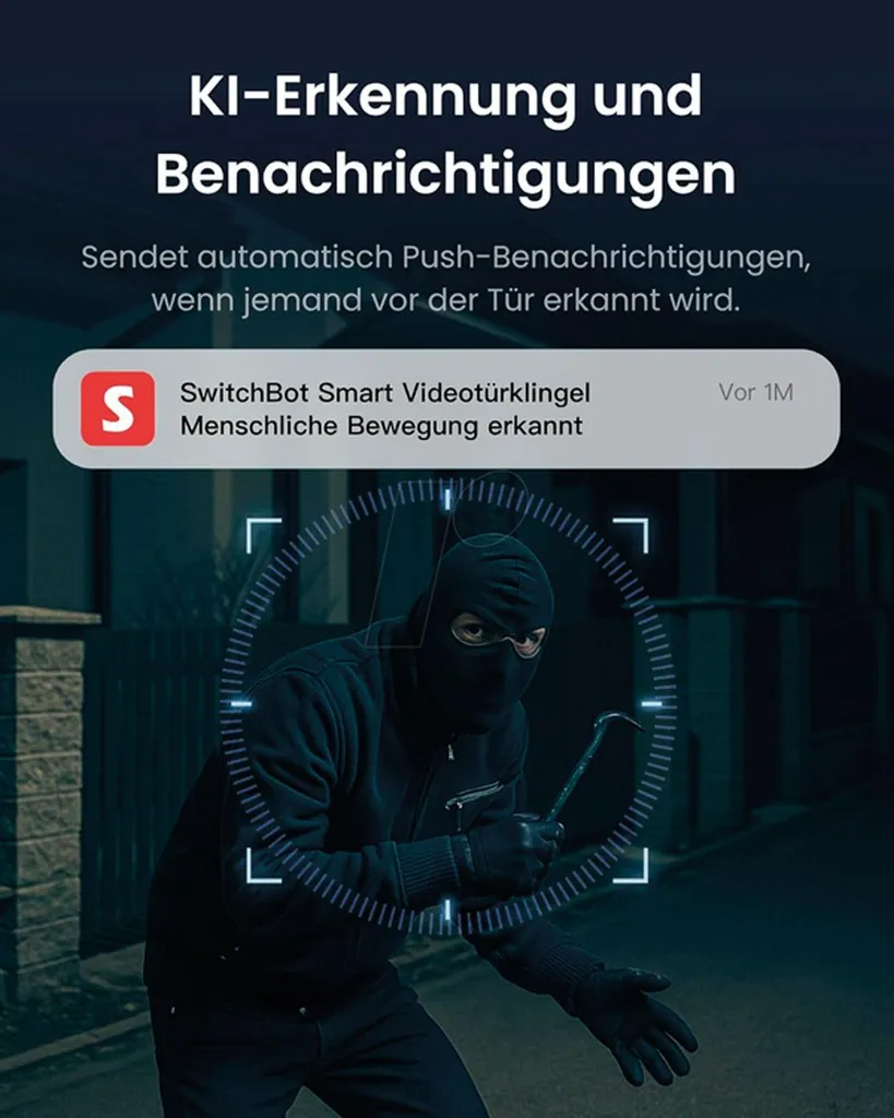 Portier Vidéo SwitchBot pour Sécuriser l'Entrée avec Moniteur et Interphone - 6