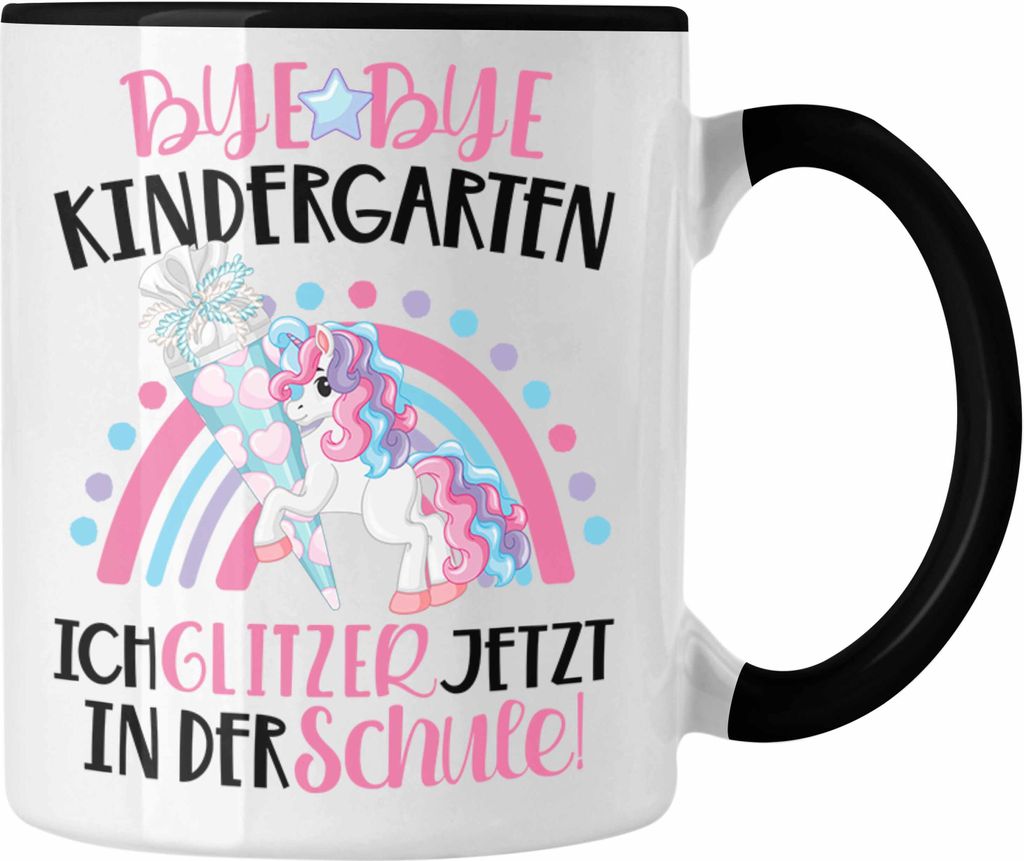 Trendation - Schulkind 2022 Einhorn Einschulung Mädchen Geschenk Tasse Schulstart 1. Schultag Schuleinführung Schulanfang Geschenkidee 2022 Schul...