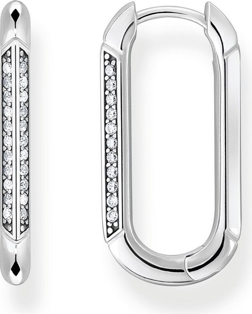 Thomas Sabo Creolen Damen CR674-643-14 Silber / Zirkonia