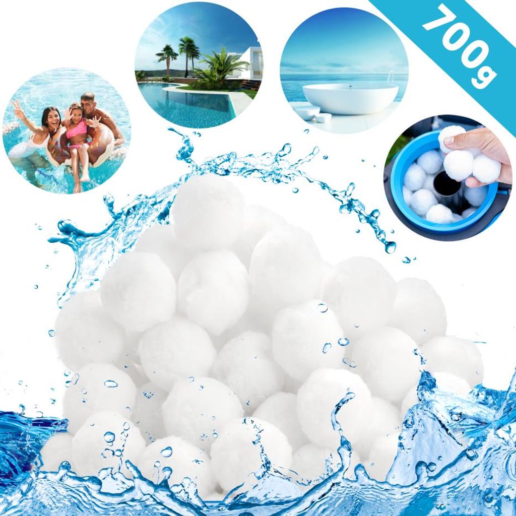 700g Filter Balls für Pool Filterballs alternativ 25 kg Filtersand Filterbälle #