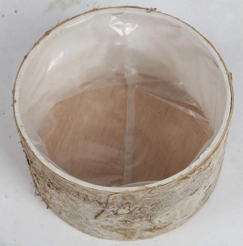 Pot de Fleur en Tige de Bouleau Artisanal Lot de 12 Style Maison Campagne