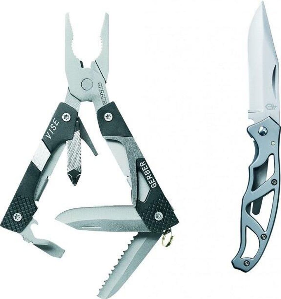 Gerber Vise Zange und Paraframe Mini-Messer GERBER 1024632