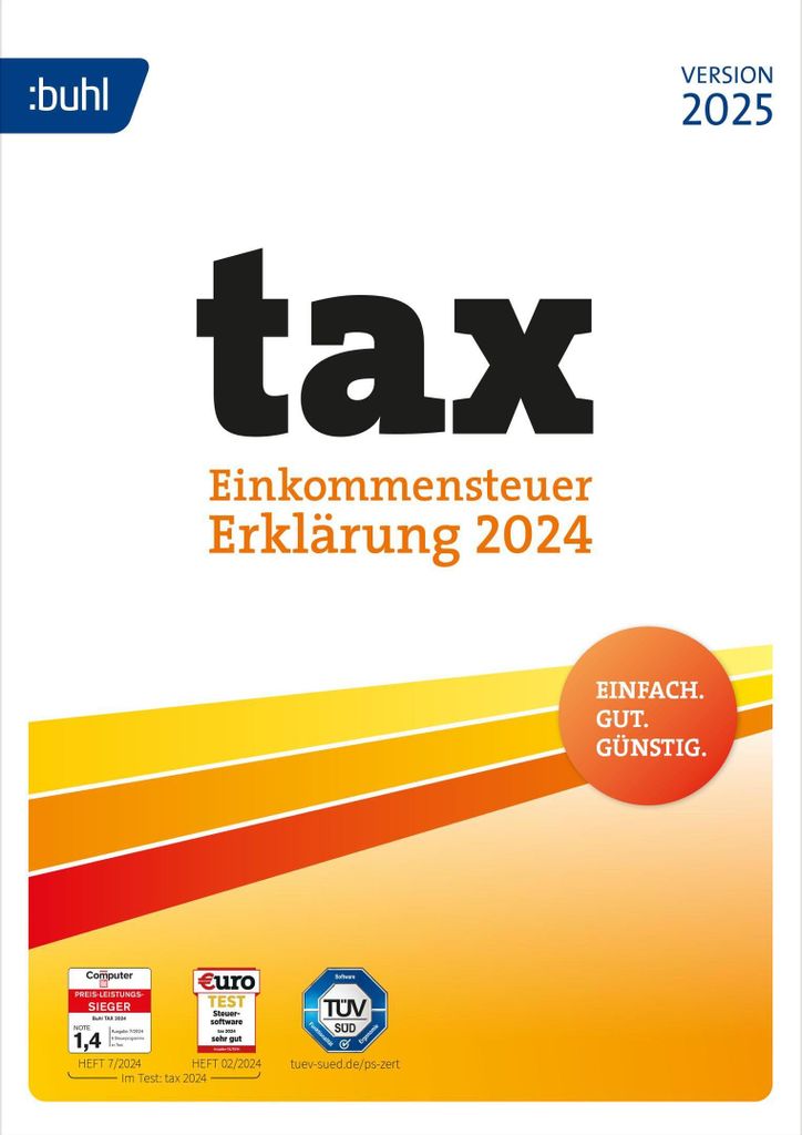 tax 2025 Produktbild 
