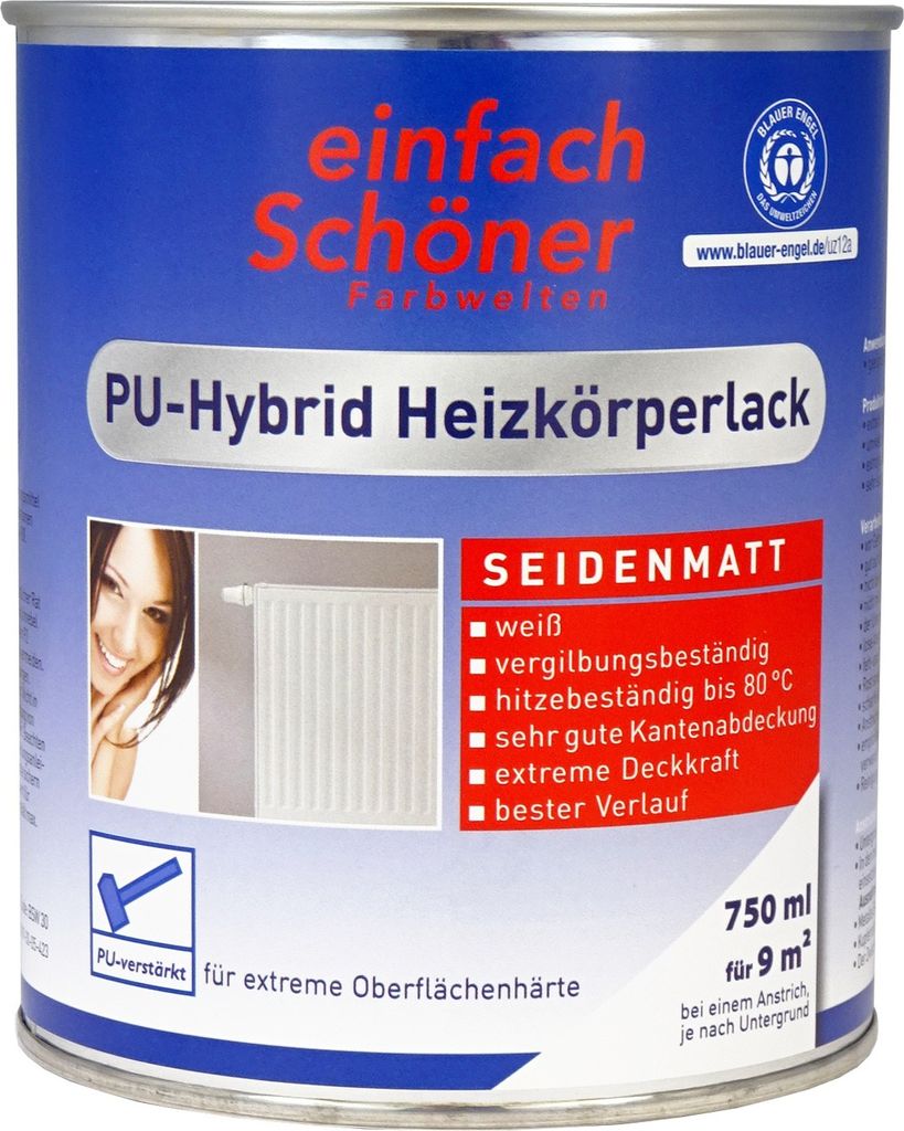 einfach Schöner PolyurethanHybrid Heizkörperlack Produktbild 