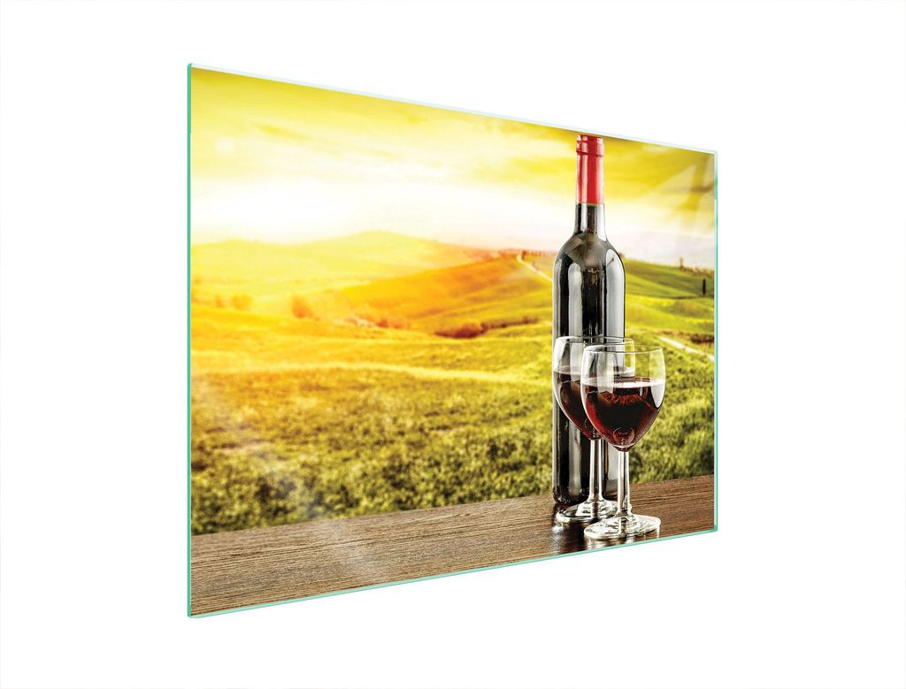 Glasschutzplatte Für Herd 70X52 Wein