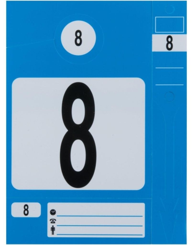 KS Tools Schlüsselanhänger-Set, blau, 300 Stück