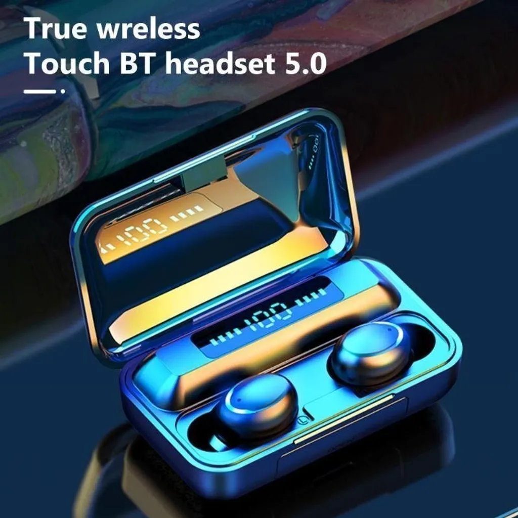 Cuffie Bluetooth TWS F9-5C - bianco - 3