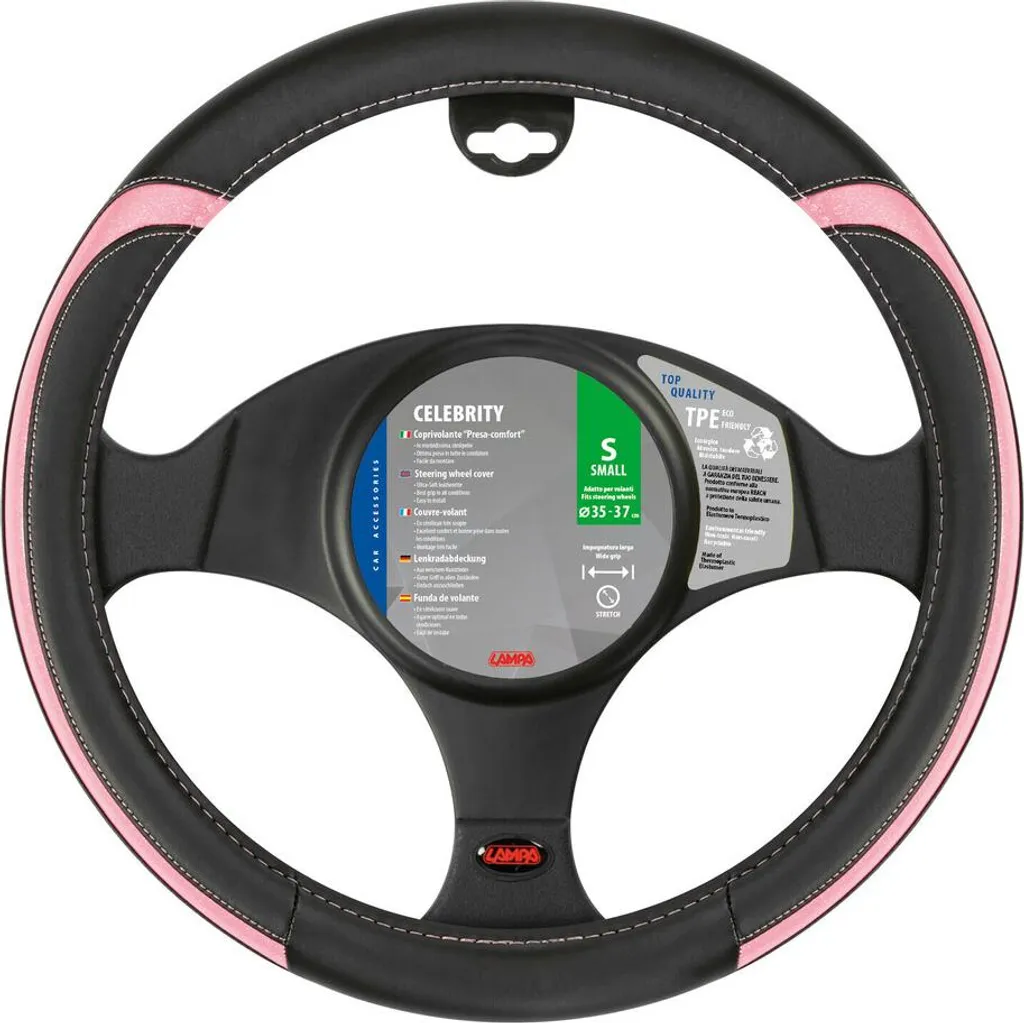 Coprivolante Lampa Celebrity Nero Metallizzato | Look Sportivo Auto