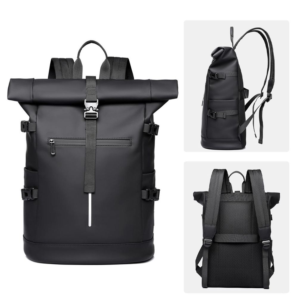 Rolltop Backpack für Herren, Erweiterbar, Wasserdicht, Produktbild 