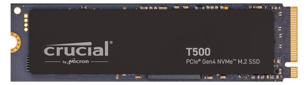 Crucial T500 with heatsink   4TB PCIe Gen4 NVMe M.2 SSD Produktbild 