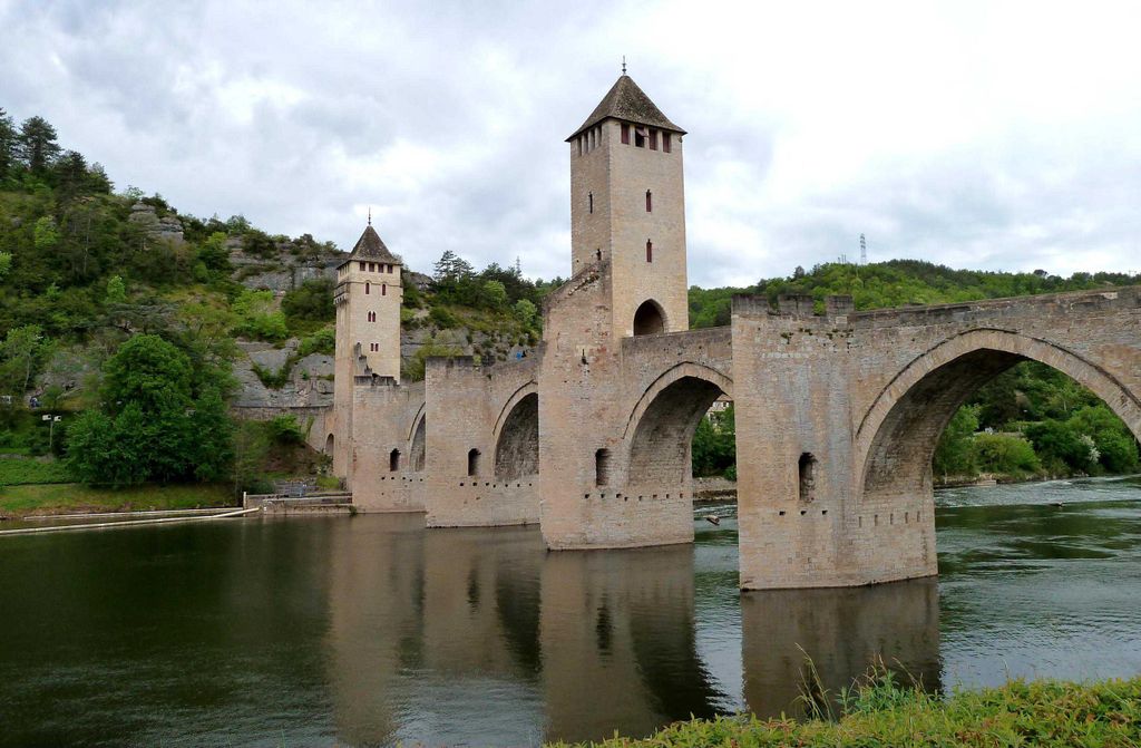 hansepuzzle 15286 - Cahors Puzzle, 500 Teile, Orte, 46,0 x 30,0cm mit hochwertiger Aufbewahrung, Kartonbox und wiederverschließbarem Beutel