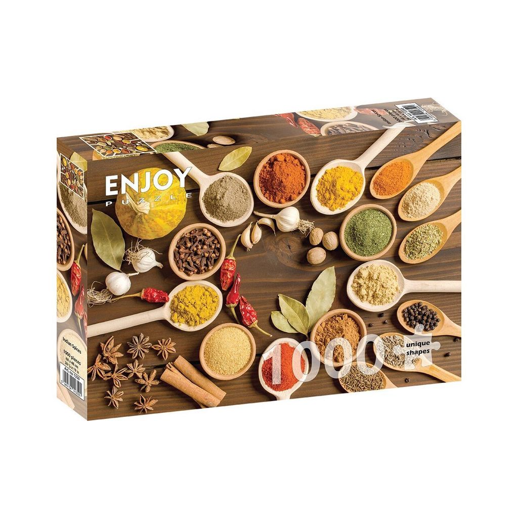 Puzzle 1000 elementów Enjoy – Indyjskie przyprawy Zdjęcie produktu 
