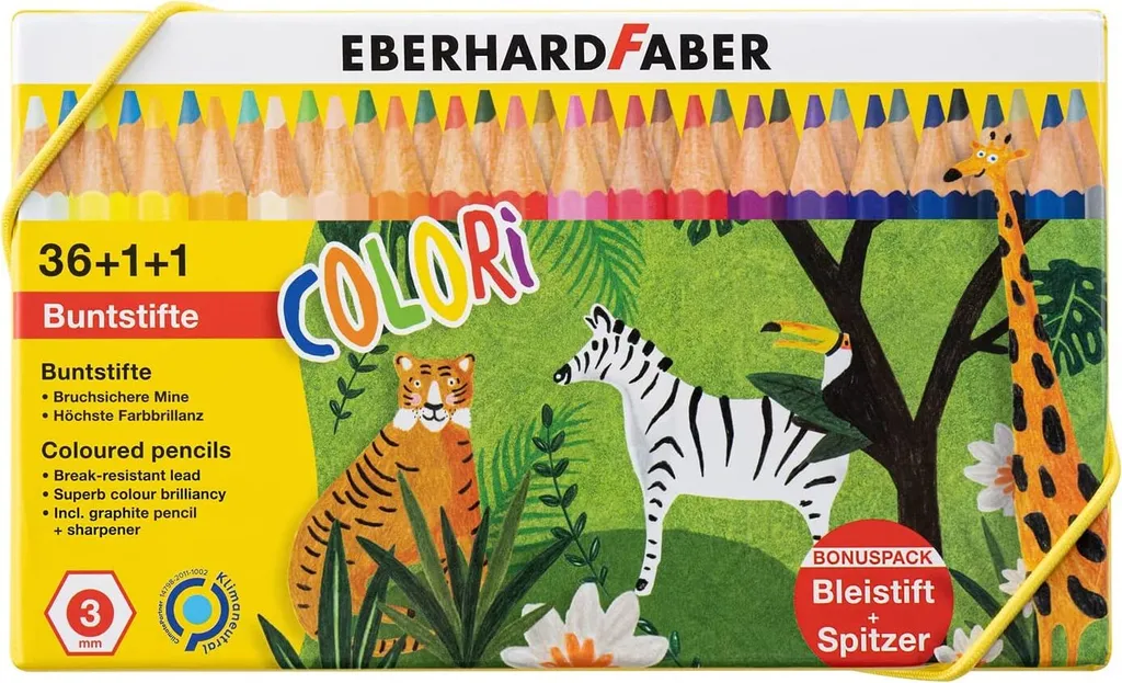Crayons de couleur Eberhard Faber EF-514838 pour dessin artistique pro