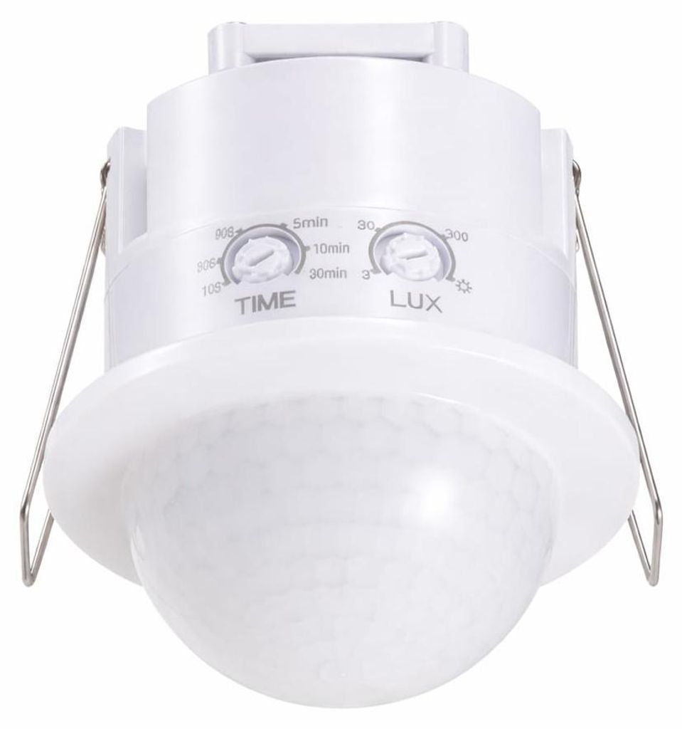 hoftronic PIR-Bewegungsmelder ST41X 600 W IP54 20 m Reichweite Weiß