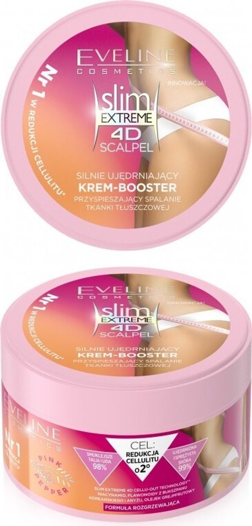 Eveline Cosmetics Slim Extreme 4D – feuchtigkeitsspendende, beruhigende Gesichtscreme