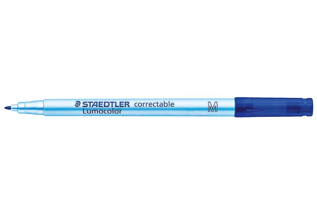 Staedtler Lumocolor 305, Stredná, 1 farba/farieb, Modrá, 1 Obrázok produktu 
