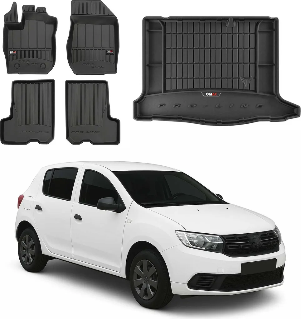 Set Accessori Interni OMAC Dacia Sandero 2012-2020 Gomma TPE 5x