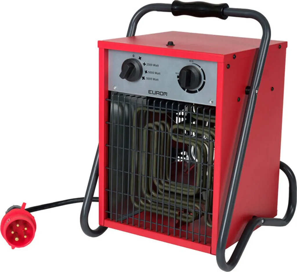 Eurom Profi 5000 Chauffage Électrique Puissant contre le Froid Humide