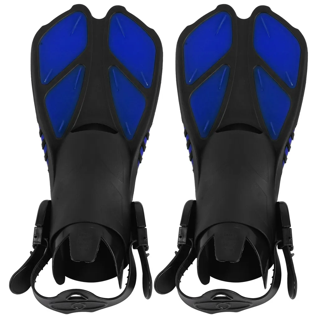 Palmes de plongée à talon ouvert souples en matériau TPR XL