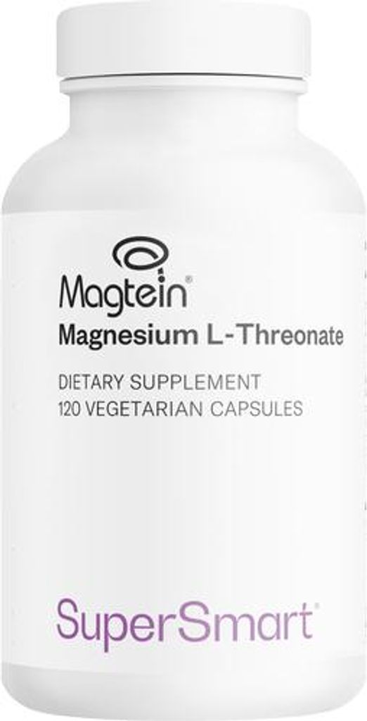 SuperSmart Magnesium L-Threonate Dietary Supplement - 90 Vegi-Kaps