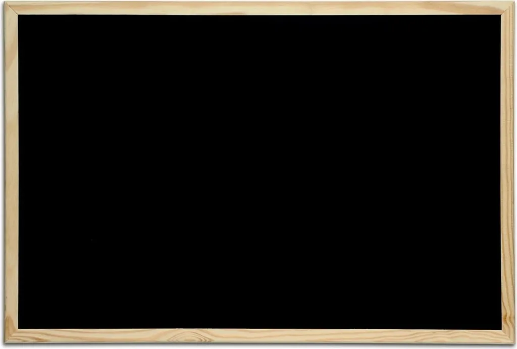 Ardoise murale noire 30x40 cm cadre bois massif - Pack de 10 pour menu