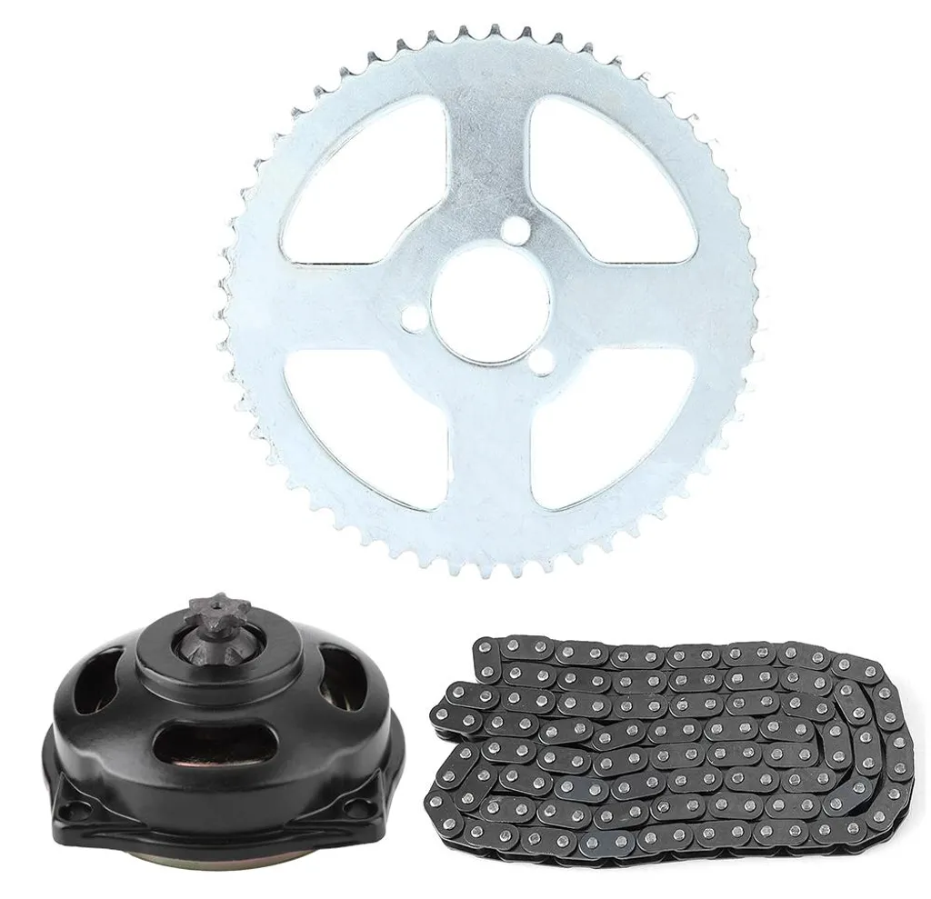 Kit T8F haute résistance avec pignon 6 dents pour transmission mini-moto
