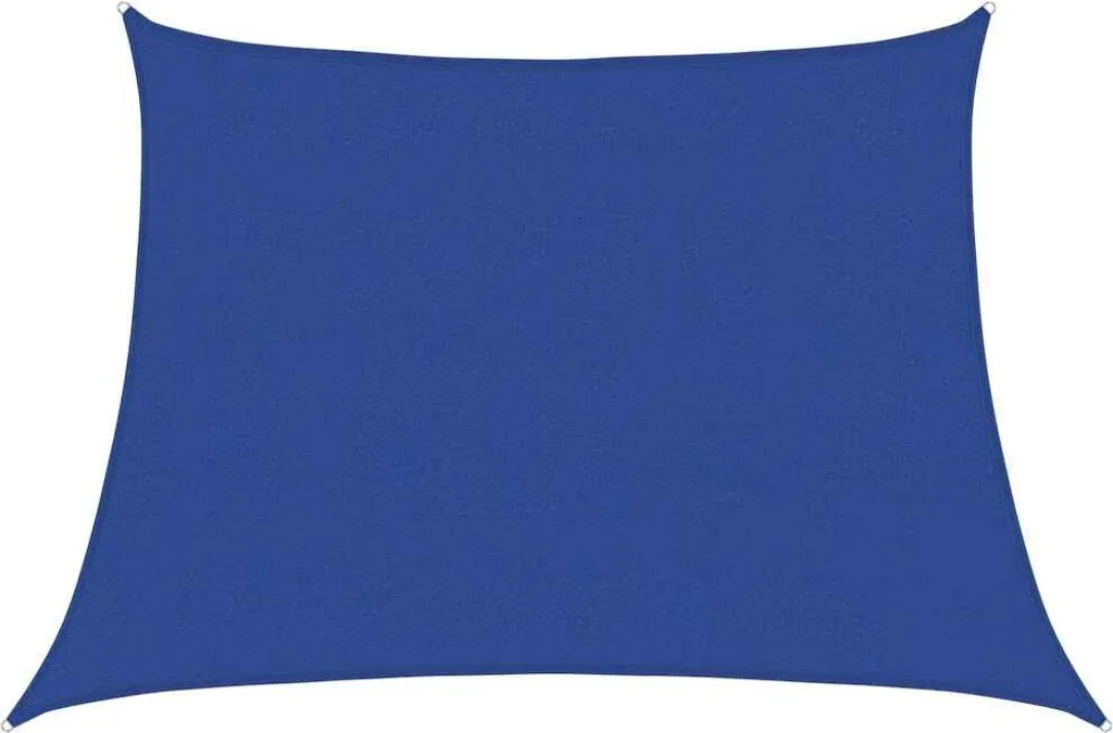 vidaXL Tenda da sole 160 g/m² di forma trapezoidale blu 4/5x3 m HDPE