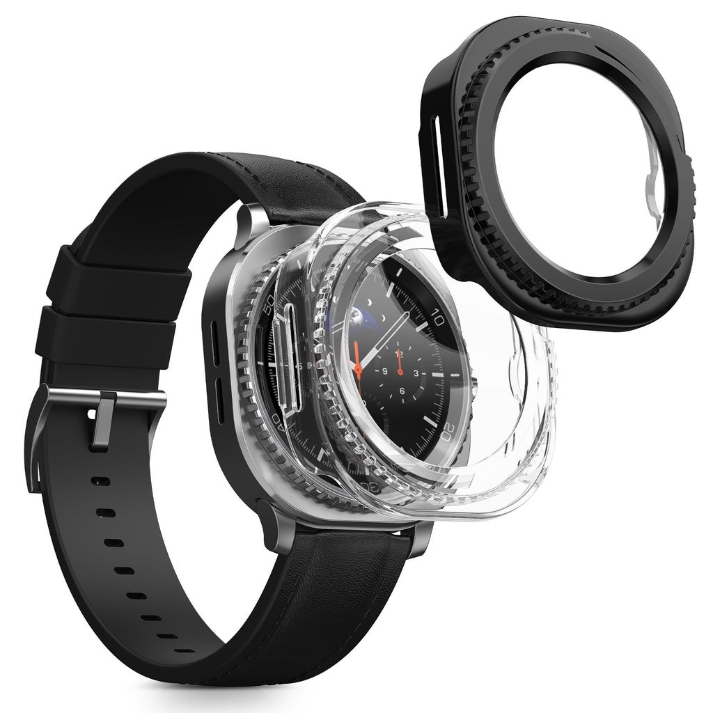 kwmobile 2x Glas Hülle für Samsung Galaxy Watch 8 Classic Produktbild 
