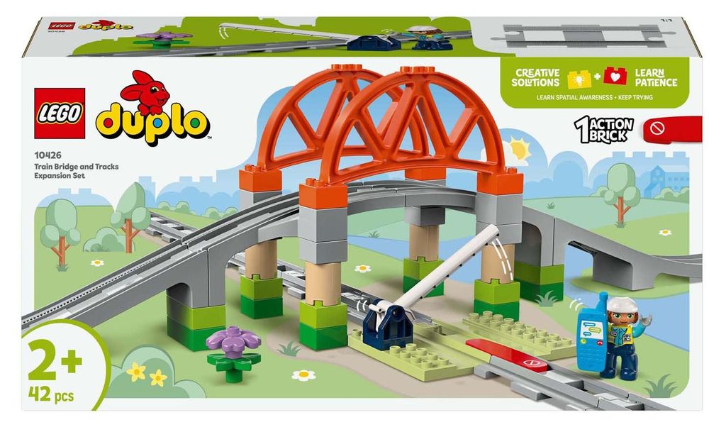 LEGO DUPLO Železniční most a koleje – rozšiřující sada, Obrázek produktu 