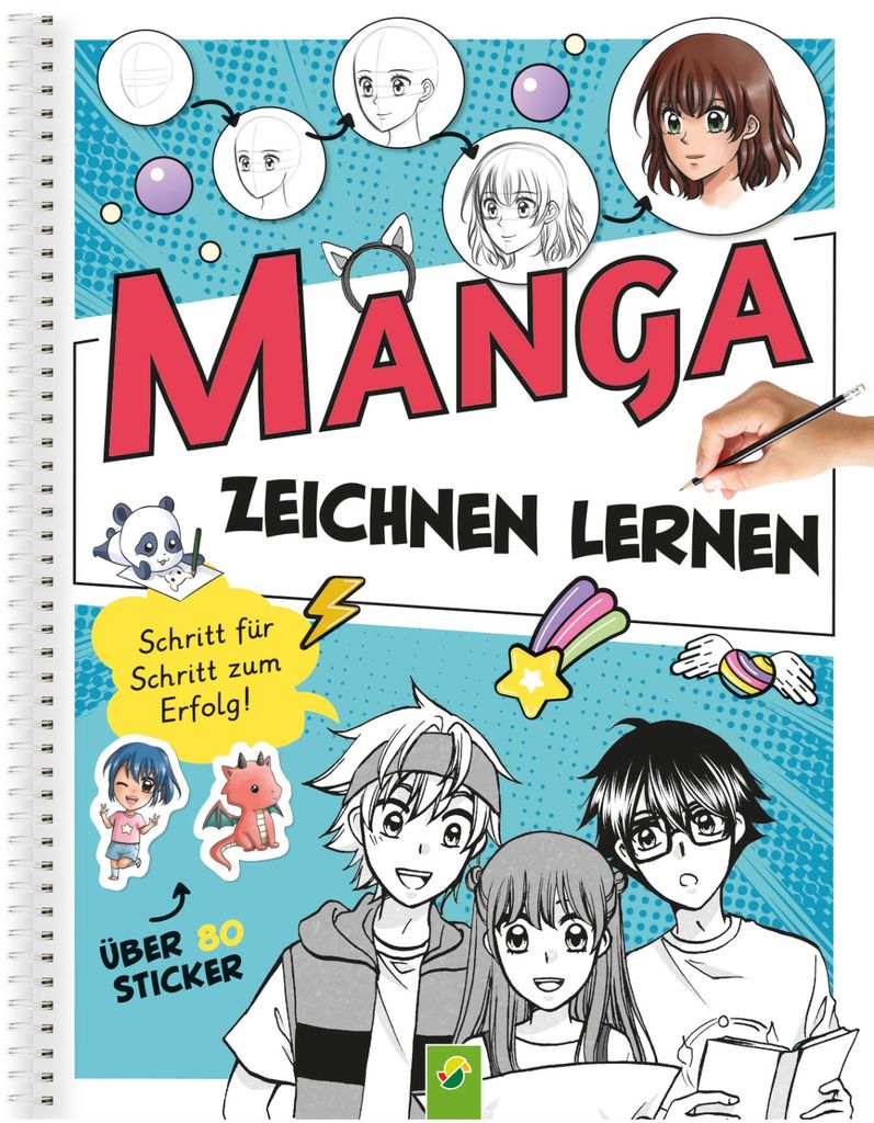 Manga Zeichnen lernen I Schritt-für-Schritt-Anleitung Produktbild 