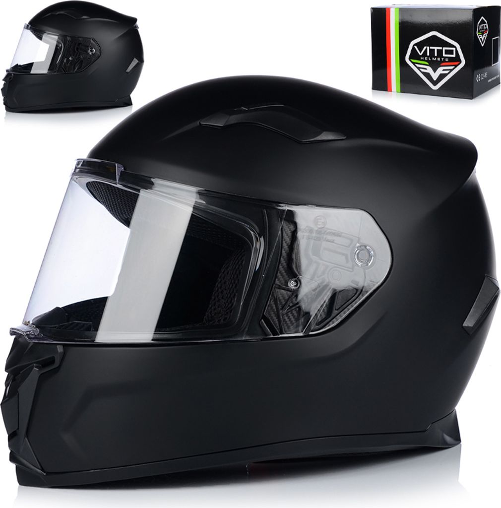 Celoobličejová přilba na moped | VITO DUOMO | Motocyklová Obrázek produktu 