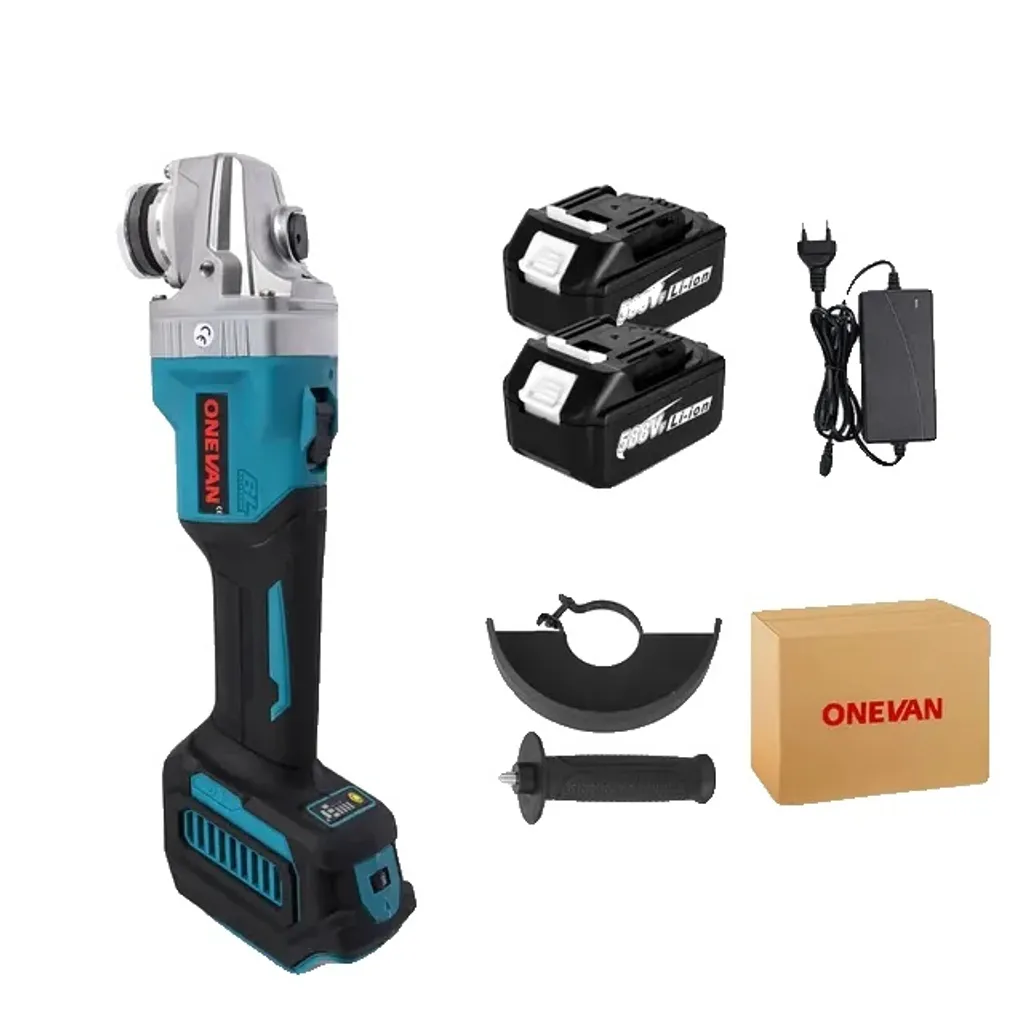 Meuleuse sans fil portative brushless motorisée avec double batterie