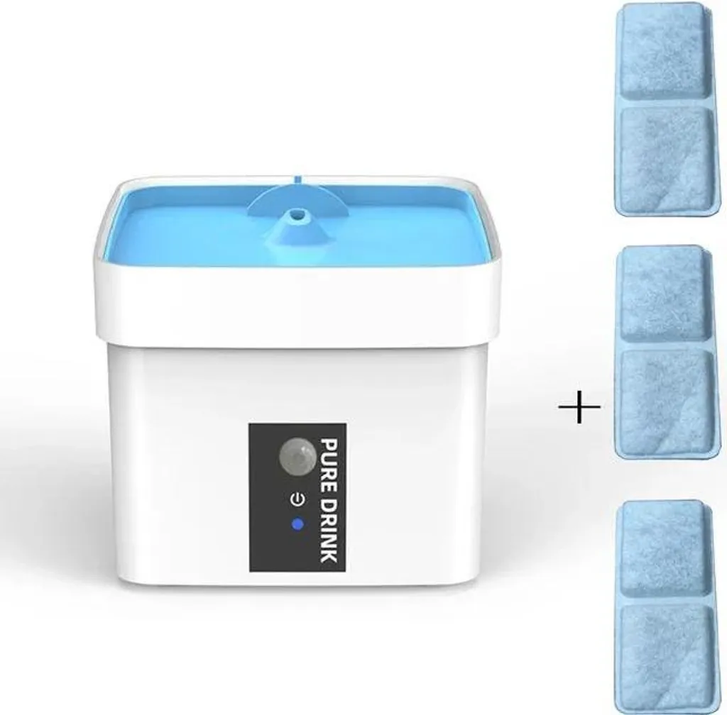 Fontaine eau animaux avec débit réglable et détection sans fil UVC