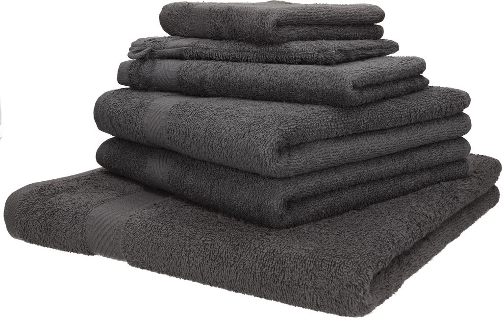 Betz 6-TLG. Handtuch-Set Palermo 100% Baumwolle 1 Liegetuch Produktbild 