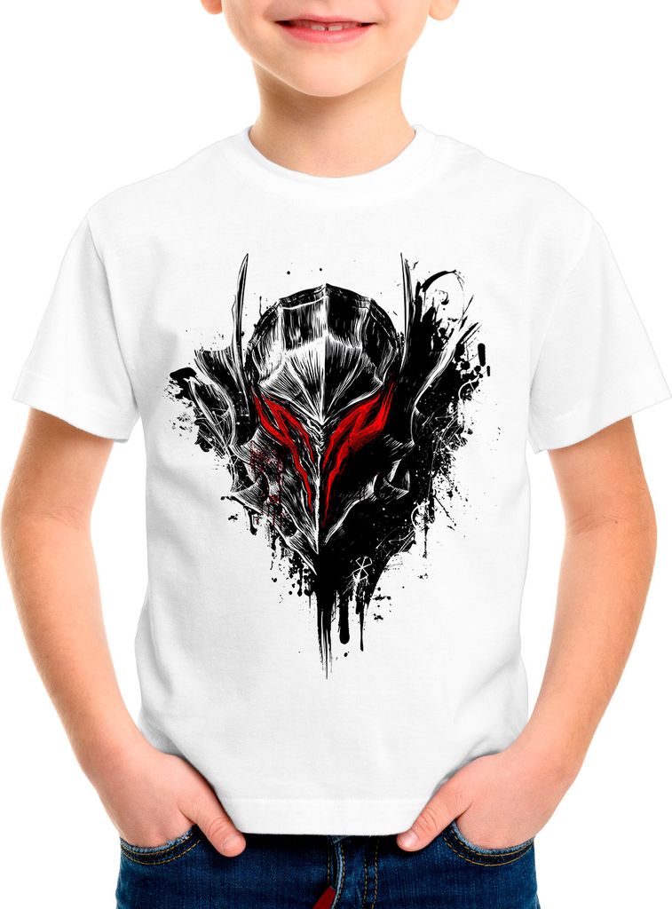 BaumwolleCloud Black Warrior Kinder T-Shirt anime manga berserk cosplay