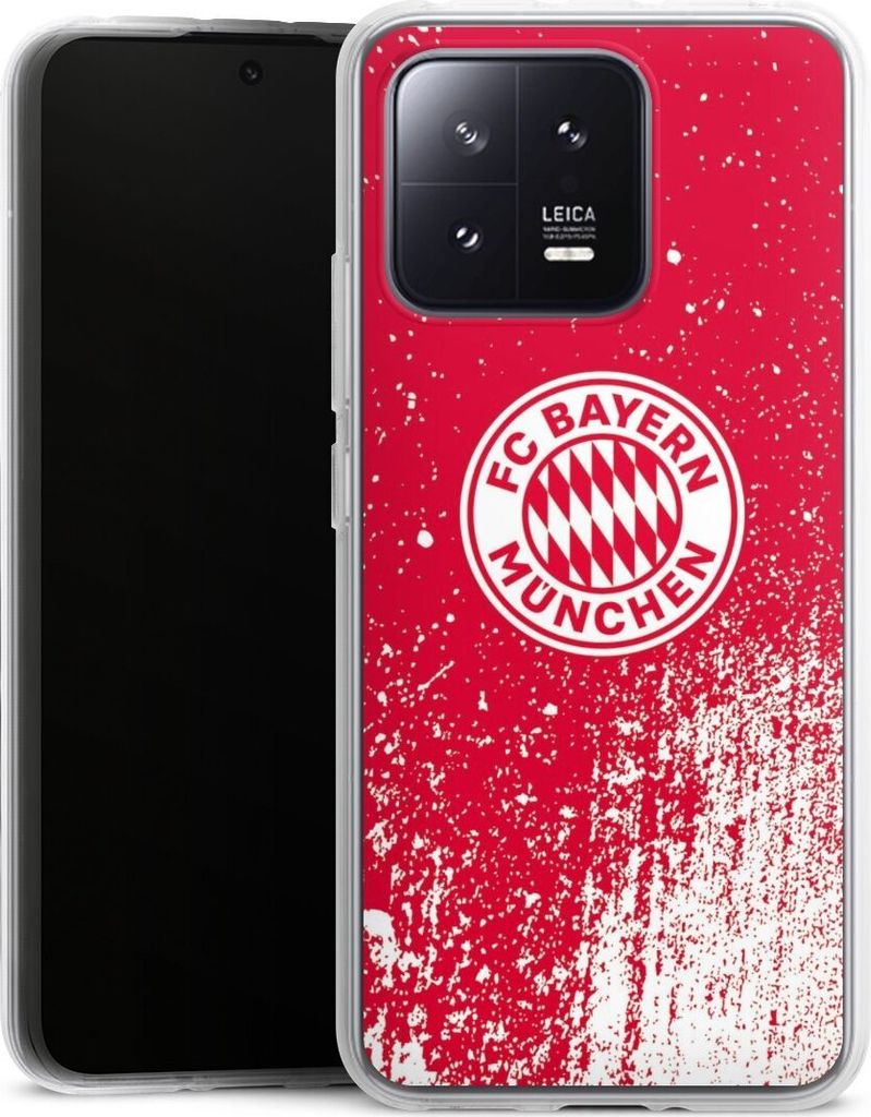 DeinDesign Handyhülle für Xiaomi 13 Silikon Hülle Case Smartphone Schutzhülle FC Bayern München FCB Offizielles Lizenzprodukt