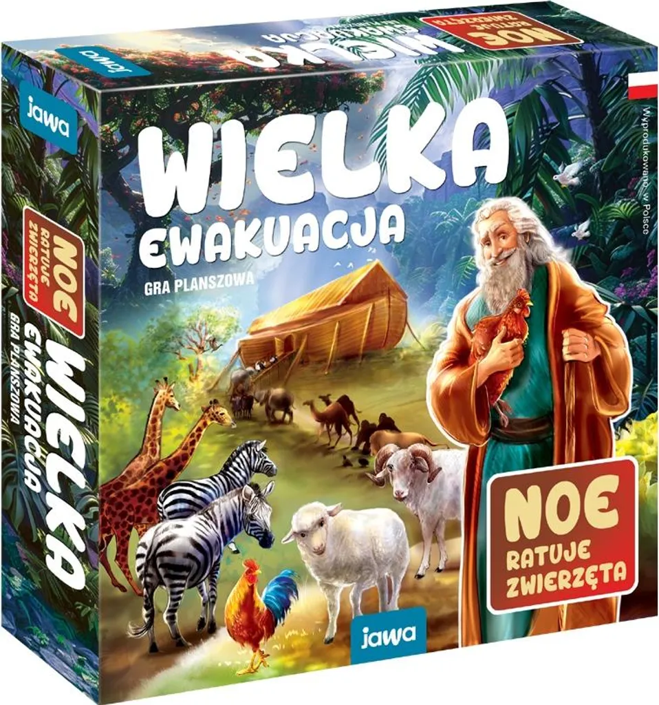 JAWA Jeu La Grande Évacuation Noé sauve les animaux 01168 - Jeu de Plateau