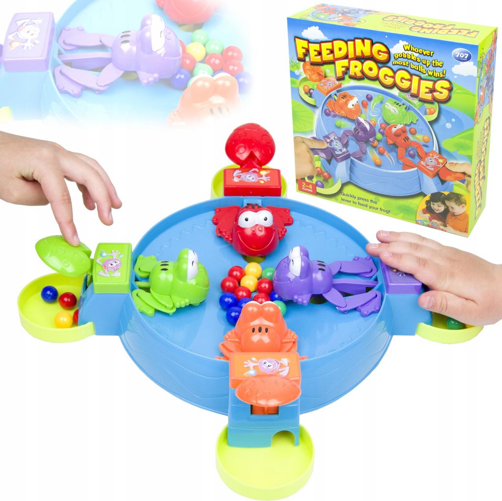 Lt549 Hungry Frog Brettspiel Happy Frog Bälle Geschicklichkeitsspiel
