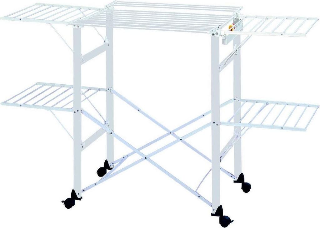 Foppapedretti Gulliver, Wäscheständer, Aluminium, Nylon, Kunststoff, Aluminium, Schwarz, Weiß, 27 m, CE,(C004369), IMQ, CSI, WEEE, 1740 mm