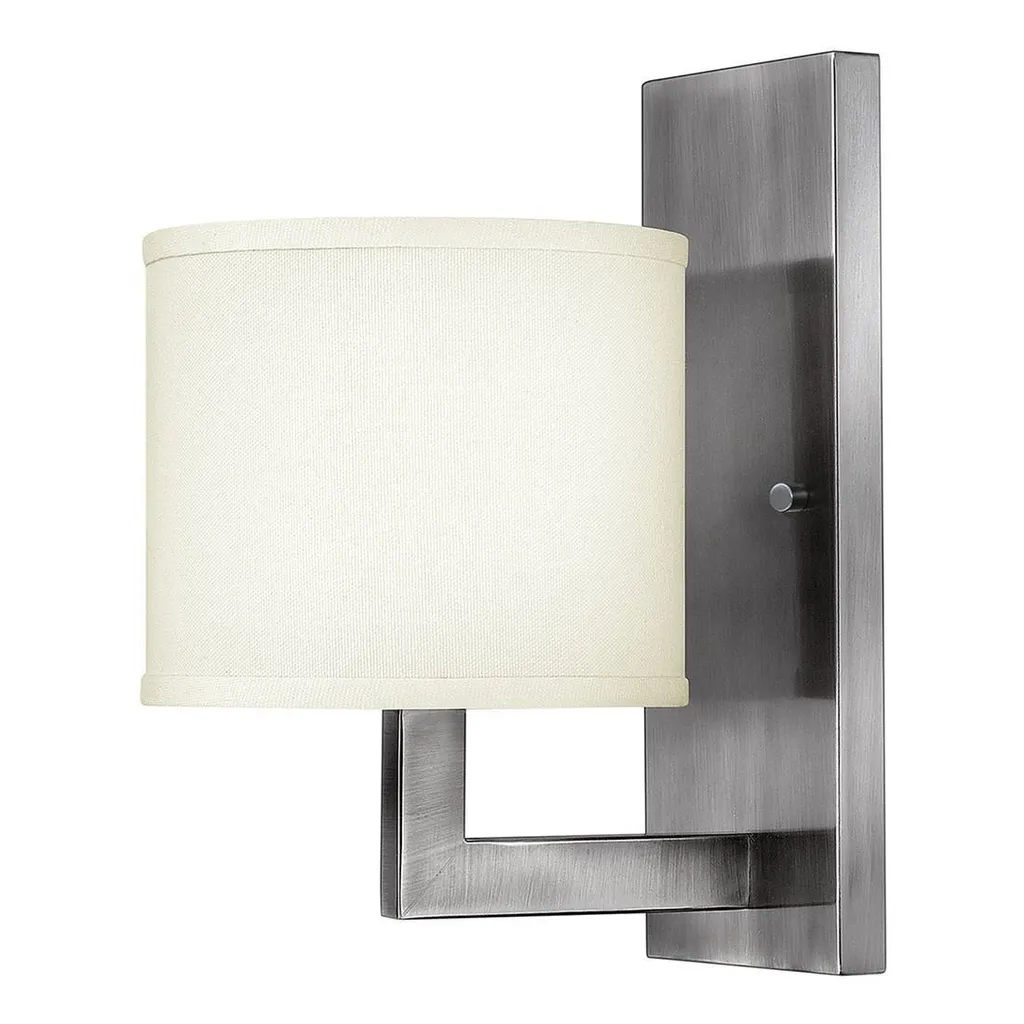 Applique de Couloir Hampton Nickel Antique pour Éclairage de Salon