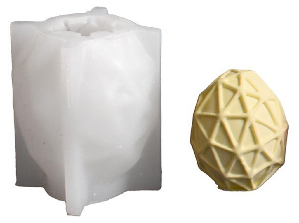Osterhasen-Silikonform zum Selbermachen, gesichtsloser Hase aus Kunstharz und Gips, flexible, wiederverwendbare Kerzenform für Osterdekoration