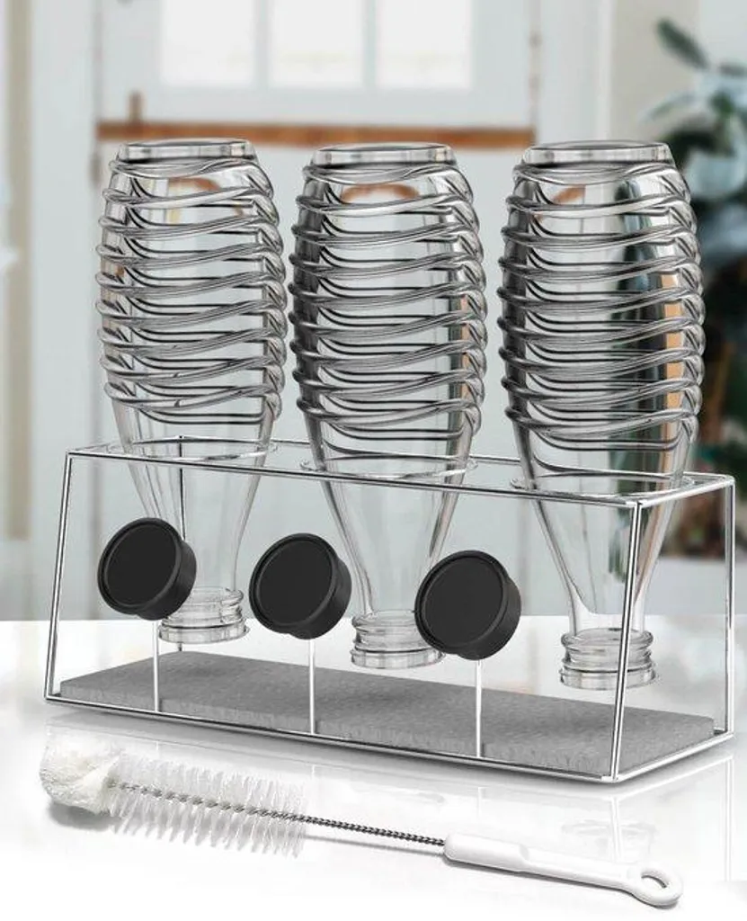 Égouttoir bouteille inox 31 cm : fini les mauvaises odeurs d'humidité